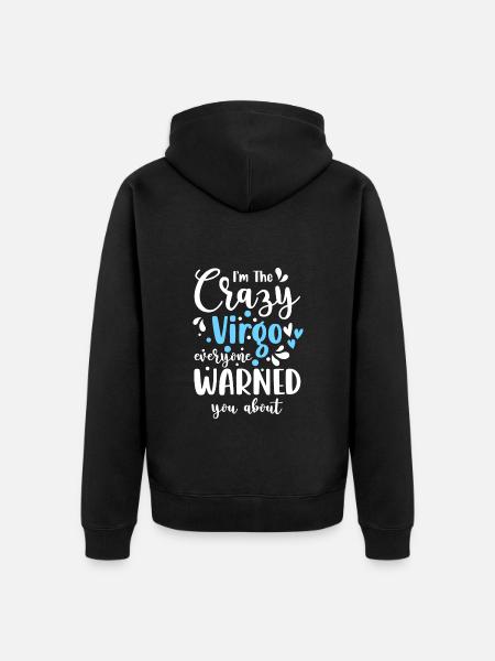 Horoscope Birthday Mercury - Unisex Premium Organic Zip Hoodie - black