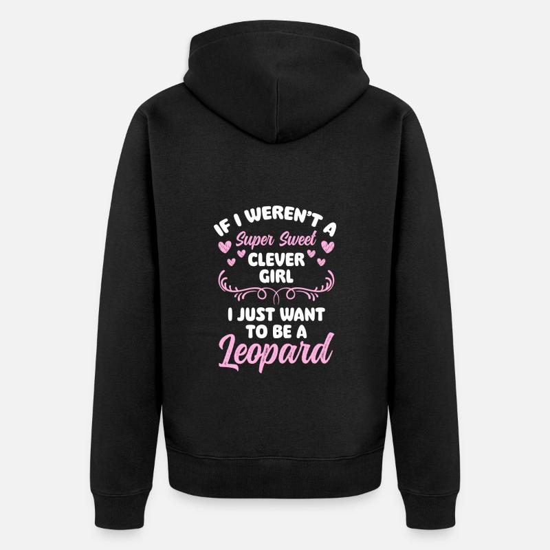 Afrique, Chasse, Rapide, Animal - Veste à capuche bio Premium Unisexe - noir