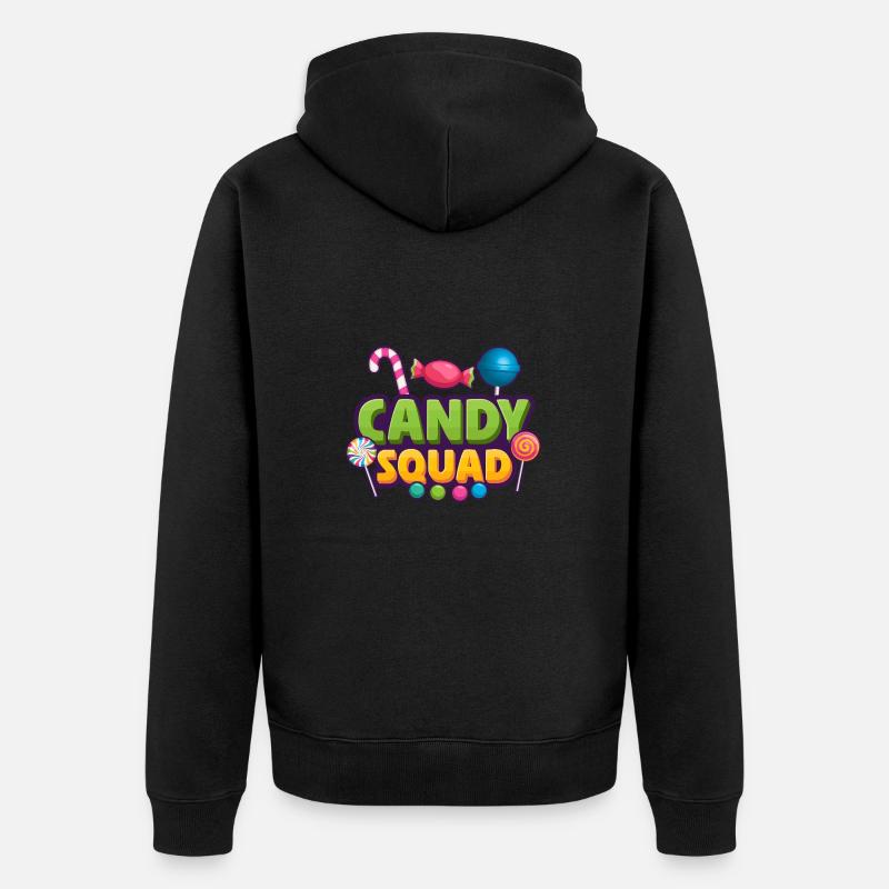 Candy Squad Bonbons - Veste à capuche bio Premium Unisexe - noir