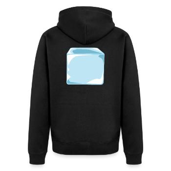 Glaces - Veste à capuche bio Premium Unisexe - noir - Dos - Nico (187cm)