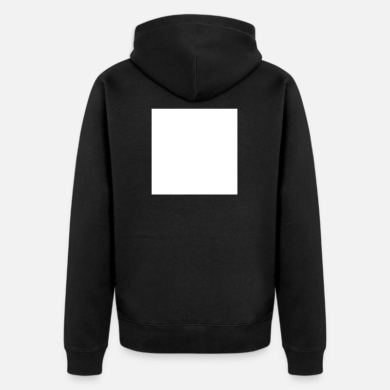 Carré Blanc Vide - Veste à capuche bio Premium Unisexe - noir