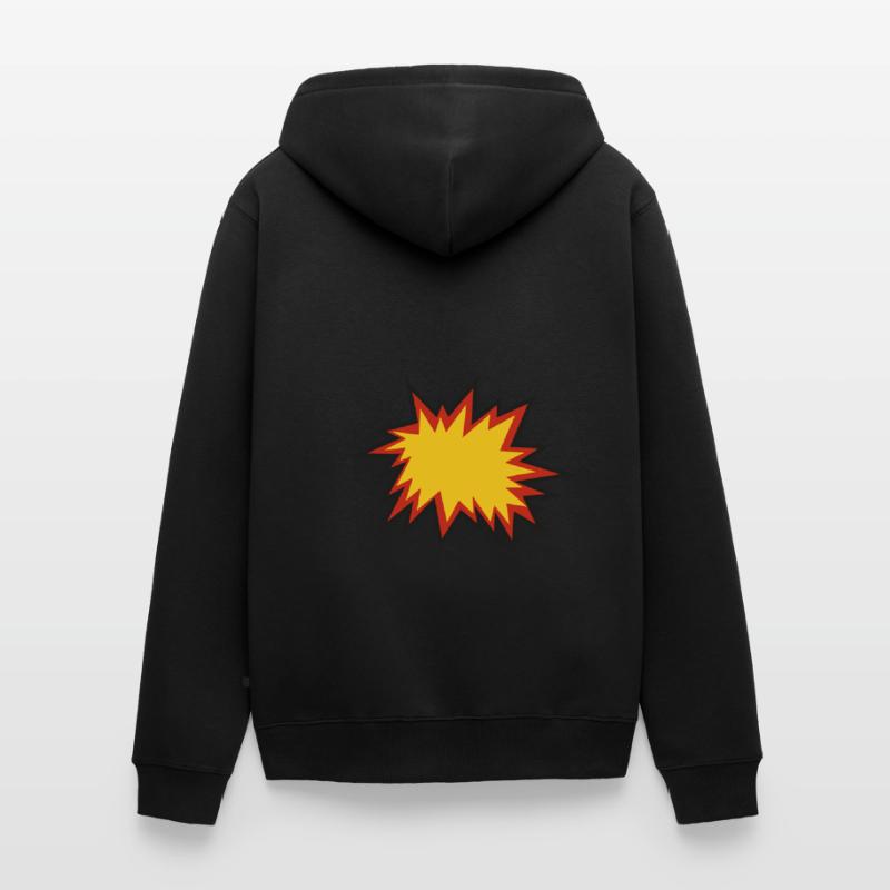 Comic Explosion Unisex Premium Bio Zip Hoodie