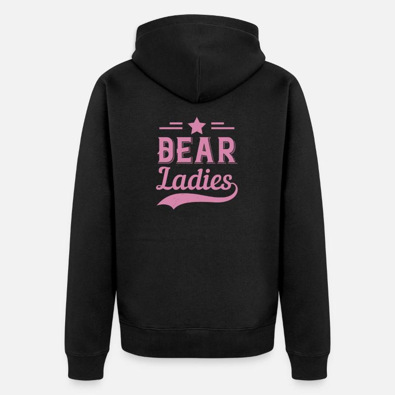 Chères Dames - Veste à capuche bio Premium Unisexe - noir