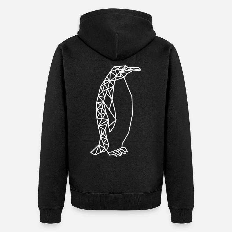Pingouin - Veste à capuche bio Premium Unisexe - noir