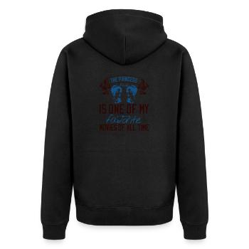 The Princess Bride' est l’un de mes films préférés - Veste à capuche bio Premium Unisexe - noir - Dos - Nico (187cm)