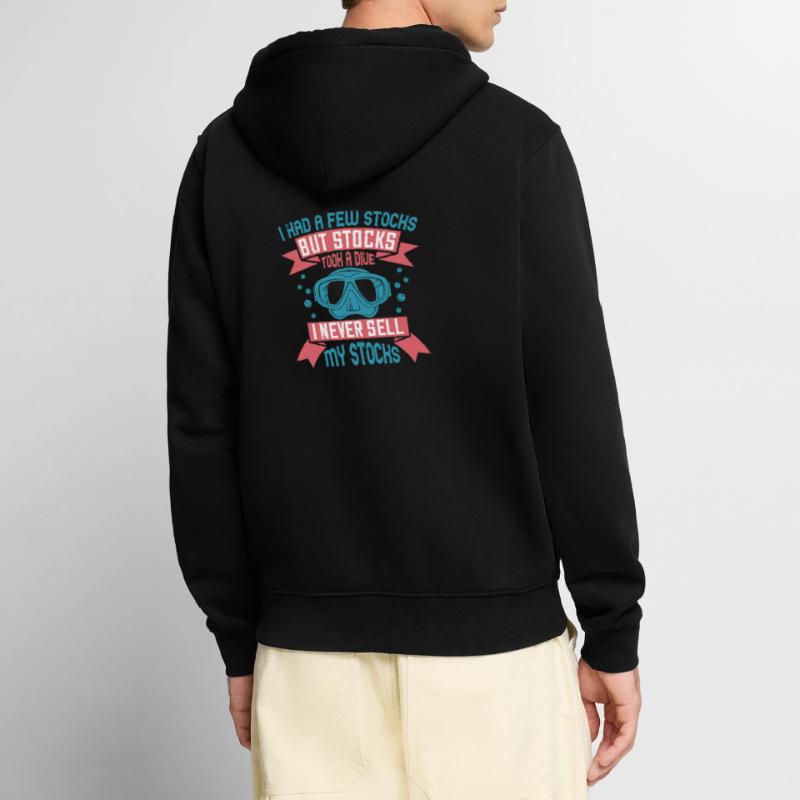 J’avais quelques actions, mais les actions ont plongé. Je Veste à capuche bio Premium Unisexe