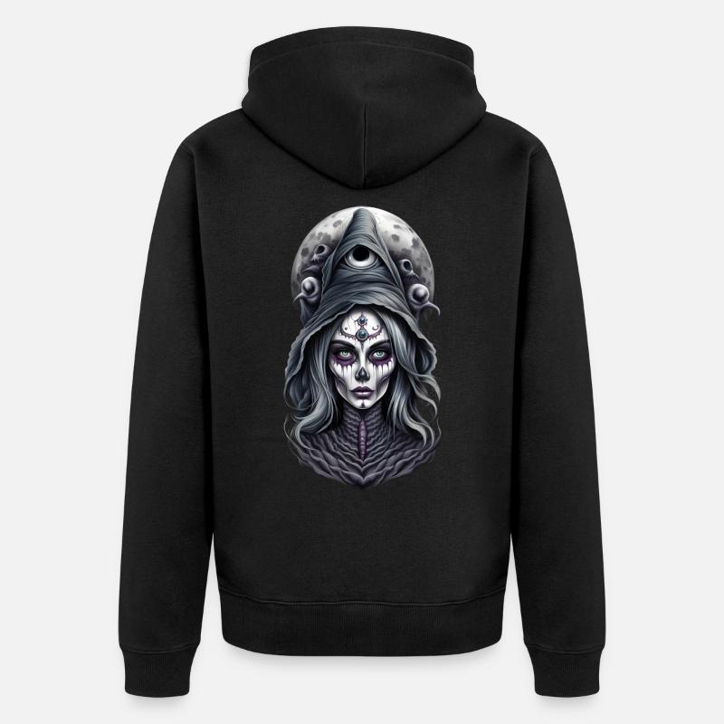 Wicca occulte - Veste à capuche bio Premium Unisexe - noir