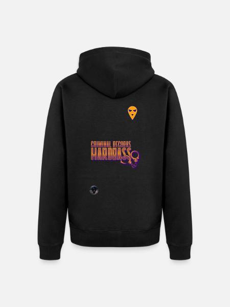 CRIMDEM - Unisex Premium Organic Zip Hoodie - black