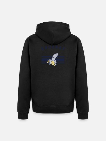 Bananas - Unisex Premium Organic Zip Hoodie - black
