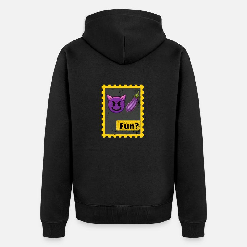 Humour gay - Veste à capuche bio Premium Unisexe - noir