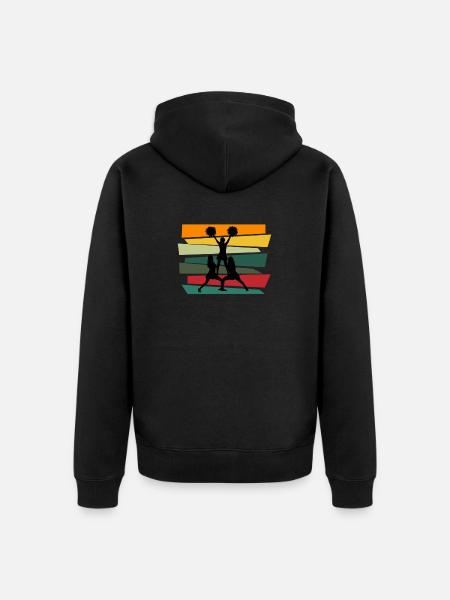 Cheerleading Cheerleader Gift - Unisex Premium Organic Zip Hoodie - black
