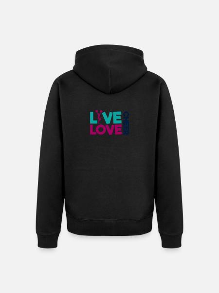 Cheerleading Cheerleader Gift - Unisex Premium Organic Zip Hoodie - black