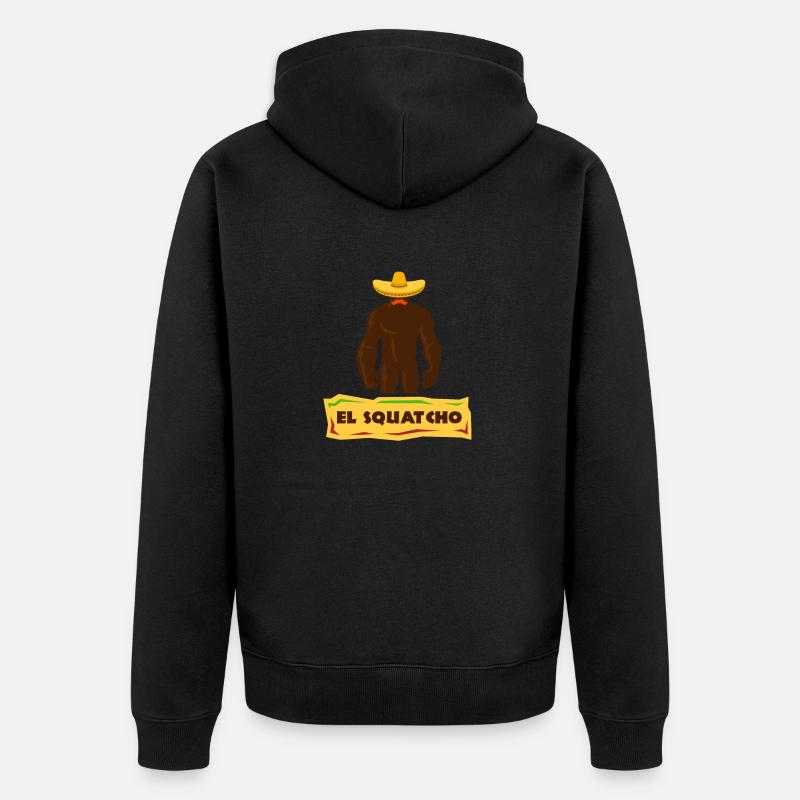 Bigfoot El Squatcho - Veste à capuche bio Premium Unisexe - noir