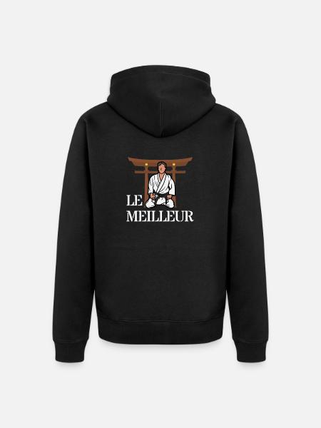 The meileur - karate gift idea - Unisex Premium Organic Zip Hoodie - black