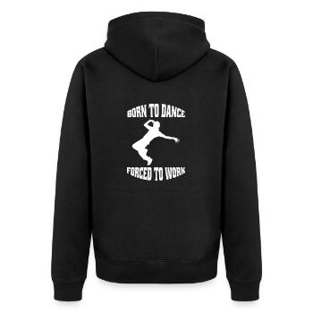 Dancer Breakdance Dance Sport Gift Dancing - Unisex Premium Organic Zip Hoodie - black - Back - Nico (187cm)