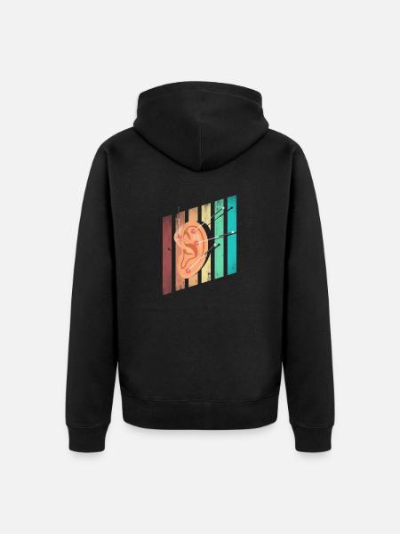 Acupuncture Acupuncturist Acupuncture Points - Unisex Premium Organic Zip Hoodie - black