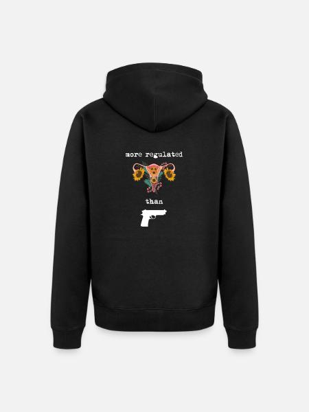 More regulated than guns - Unisex Premium Organic Zip Hoodie - black
