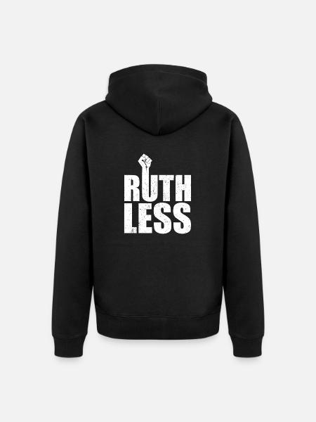 Ruthless pro Choice - Unisex Premium Organic Zip Hoodie - black