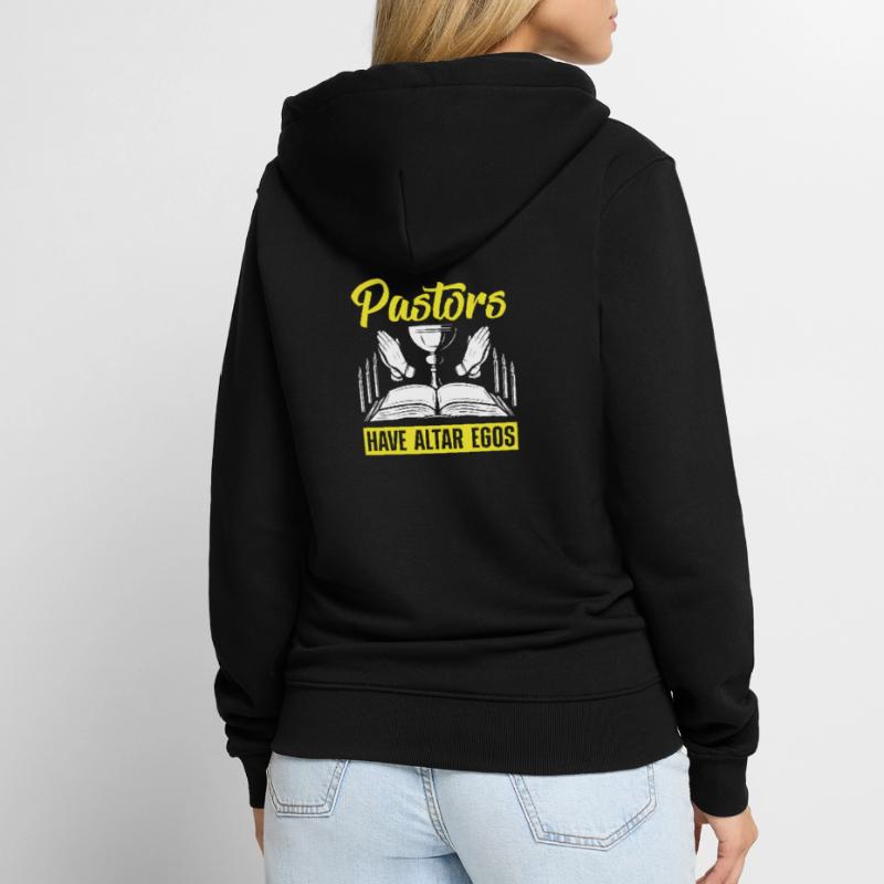Appréciation du pasteur Pasteur Pasteurs Prédicateurs Ont Veste à capuche bio Premium Unisexe