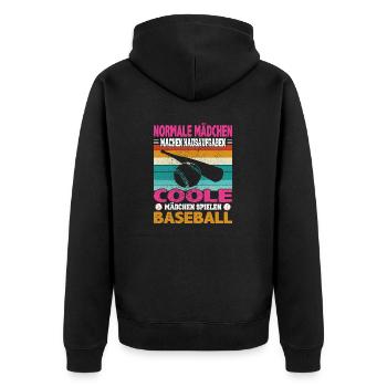 Les filles normales font leurs devoirs des jeux sympas - Veste à capuche bio Premium Unisexe - noir - Dos - Nico (187cm)