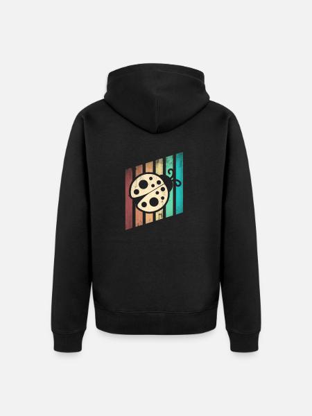Ladybug Entomologist Ladybirds Entomology Ladybugs - Unisex Premium Organic Zip Hoodie - black