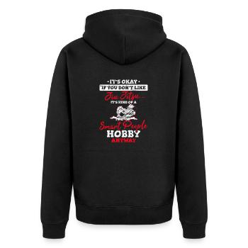 Jiu Jitsu C’est une sorte de ASmart People Hobby BJJ Jiu - Veste à capuche bio Premium Unisexe - noir - Dos - Nico (187cm)