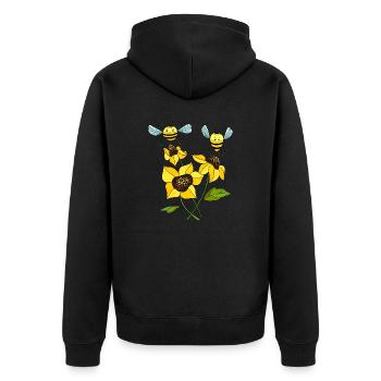 Insectes - Veste à capuche bio Premium Unisexe - noir - Dos - Nico (187cm)