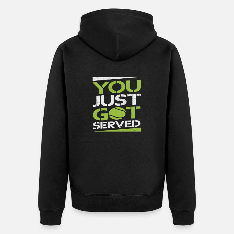 Vous venez d’être servi - Veste à capuche bio Premium Unisexe - noir