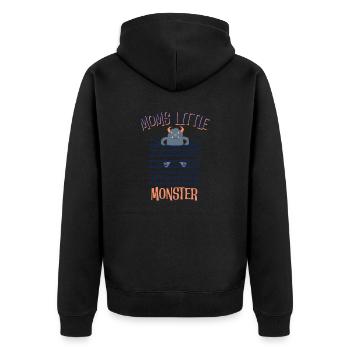 Mamans petit monstre - Veste à capuche bio Premium Unisexe - noir - Dos - Nico (187cm)