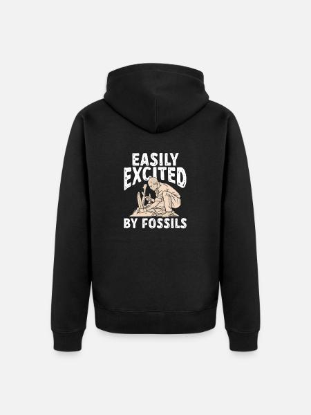 Archaeology Gift Archaeologist - Unisex Premium Organic Zip Hoodie - black
