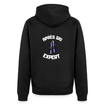Expert après-ski - Veste à capuche bio Premium Unisexe - noir - Dos - Nico (187cm)