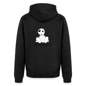 EMO n’est pas mort... Je suis | | de vêtements Emo Emocore Goths - Veste à capuche bio Premium Unisexe - noir - Dos - Nico (187cm)