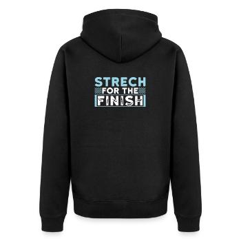 Étirable pour le flotteur fini - Veste à capuche bio Premium Unisexe - noir - Dos - Nico (187cm)