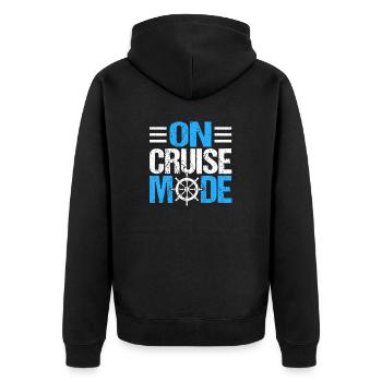 Croisière Croisière Vacances Mer - Veste à capuche bio Premium Unisexe - noir - Dos - Nico (187cm)