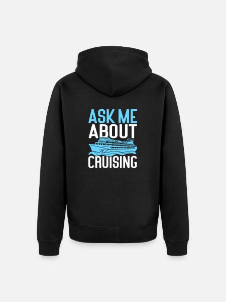 Croisière Croisière Vacances Mer - Veste à capuche bio Premium Unisexe - noir