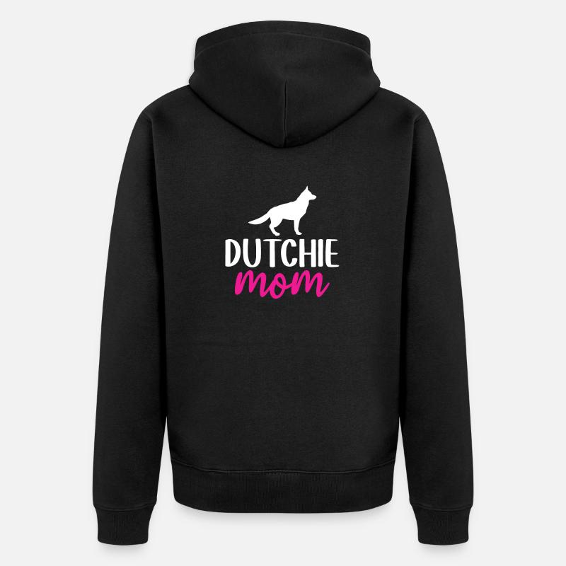 Holländischer Schäferhund Berger hollandais - Veste à capuche bio Premium Unisexe - noir