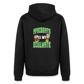 Afrobeats est mon âme sœur Retro Afrobeat Lover - Veste à capuche bio Premium Unisexe - noir - Dos - Nico (187cm)