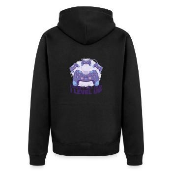 Citation de joueur Cadeau Jeux Joueurs Drôle - Veste à capuche bio Premium Unisexe - noir - Dos - Nico (187cm)