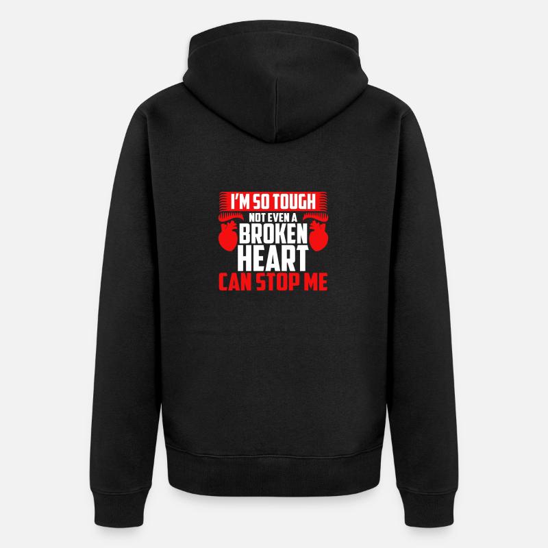 Chirurgie à cœur ouvert - Veste à capuche bio Premium Unisexe - noir