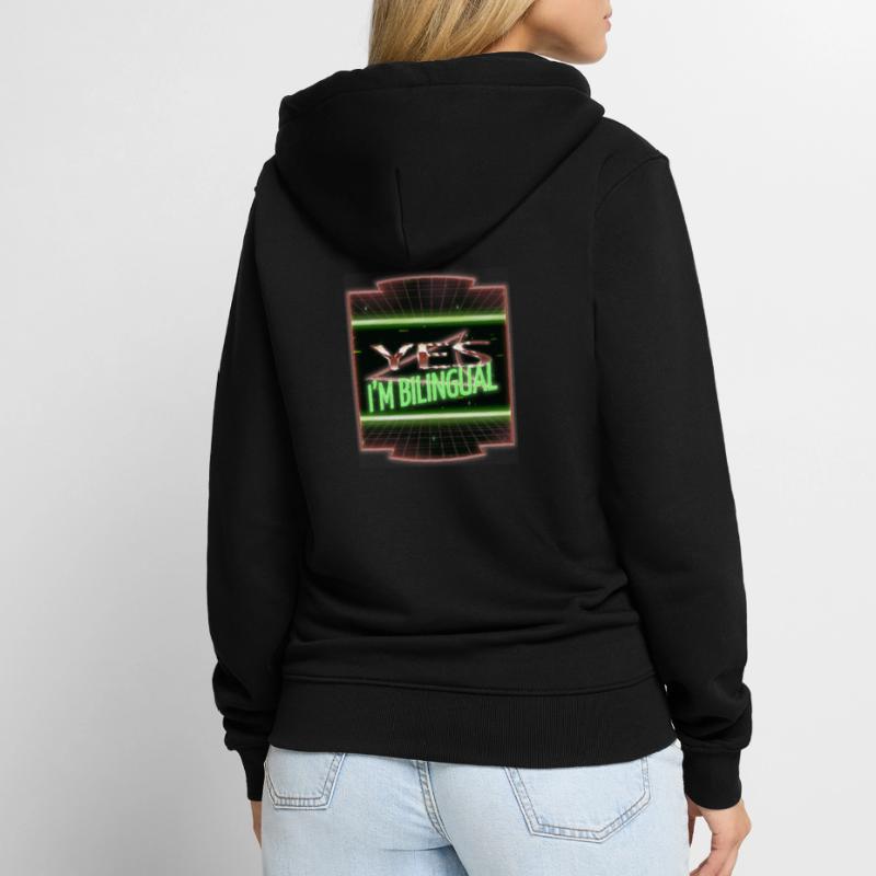 hacking coder birthday present idea funny computer Unisex Premium Organic Zip Hoodie