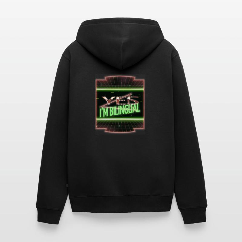 hacking coder birthday present idea funny computer Unisex Premium Organic Zip Hoodie