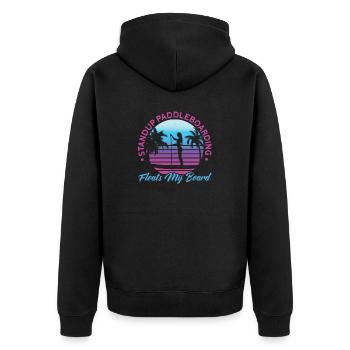 SUP Paddle Board Paddleboard - Veste à capuche bio Premium Unisexe - noir - Dos - Nico (187cm)