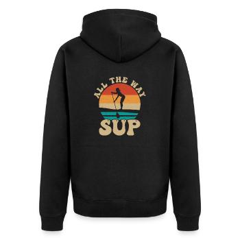 SUP Paddle Board Paddleboard - Veste à capuche bio Premium Unisexe - noir - Dos - Nico (187cm)
