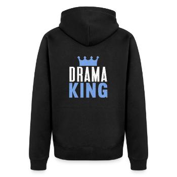 Schauspielerin Drama Broadway Musical Theater - Unisex Premium Bio Zip Hoodie - Schwarz - Hinten - Nico (187cm)