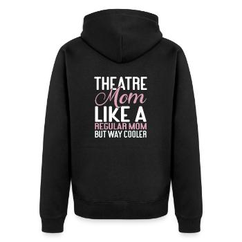 Actrice, Drame, Broadway, Comédie musicale - Veste à capuche bio Premium Unisexe - noir - Dos - Nico (187cm)