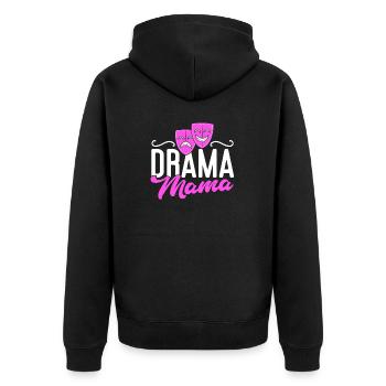 Actrice, Drame, Broadway, Comédie musicale - Veste à capuche bio Premium Unisexe - noir - Dos - Nico (187cm)