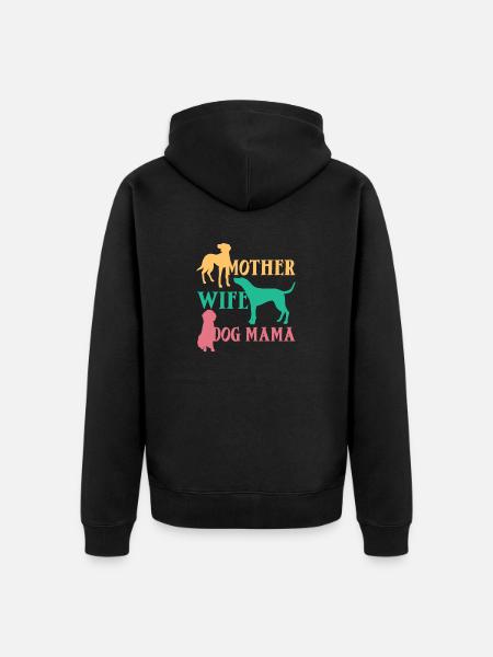 Treeing Walker Coonhound - Unisex Premium Organic Zip Hoodie - black