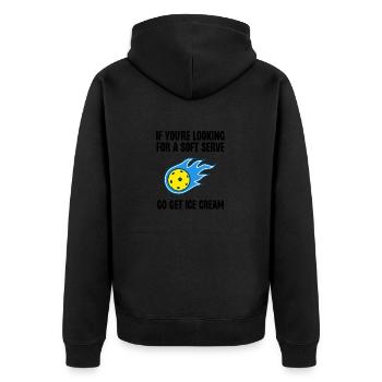 Si vous êtes à la recherche d’une portion molle, allez chercher Ice Crea - Veste à capuche bio Premium Unisexe - noir - Dos - Nico (187cm)
