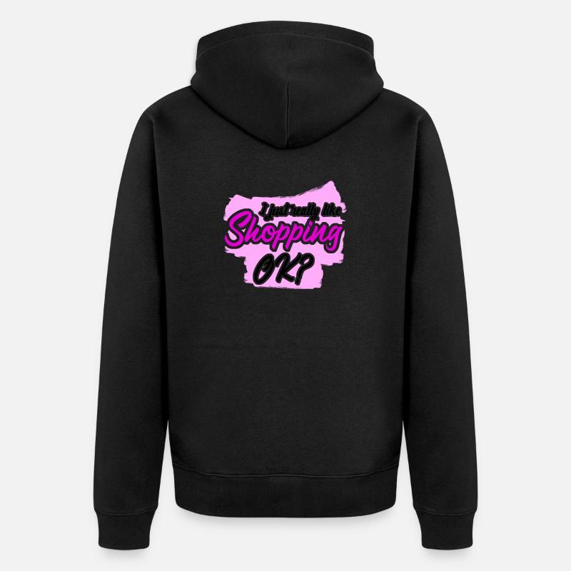 Achats - Veste à capuche bio Premium Unisexe - noir