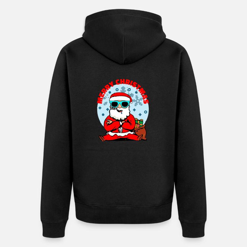 Joyeux Noël - Veste à capuche bio Premium Unisexe - noir